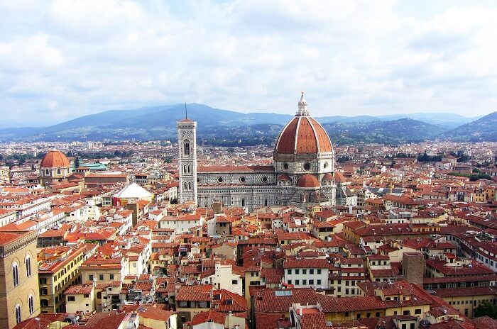 Ariel view of Florence