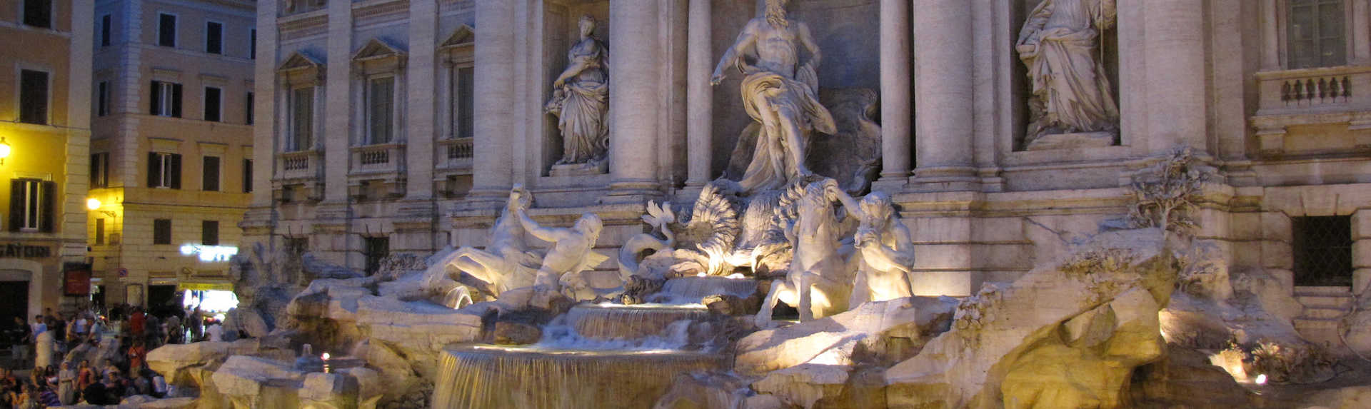 What is the Trevi Fountain in Rome famous for?